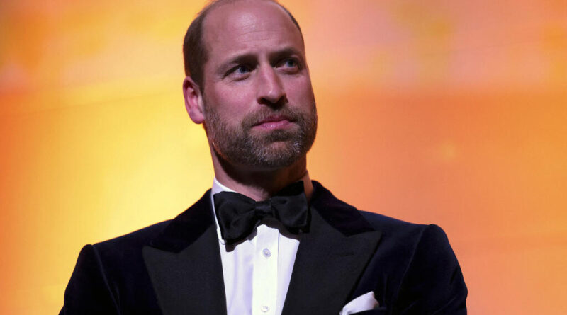 Britain's Prince William attends the Centrepoint Awards in London, Wednesday, Oct. 16, 2024. (Hollie Adams/Pool via AP)